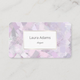 Brash strokes texture business card