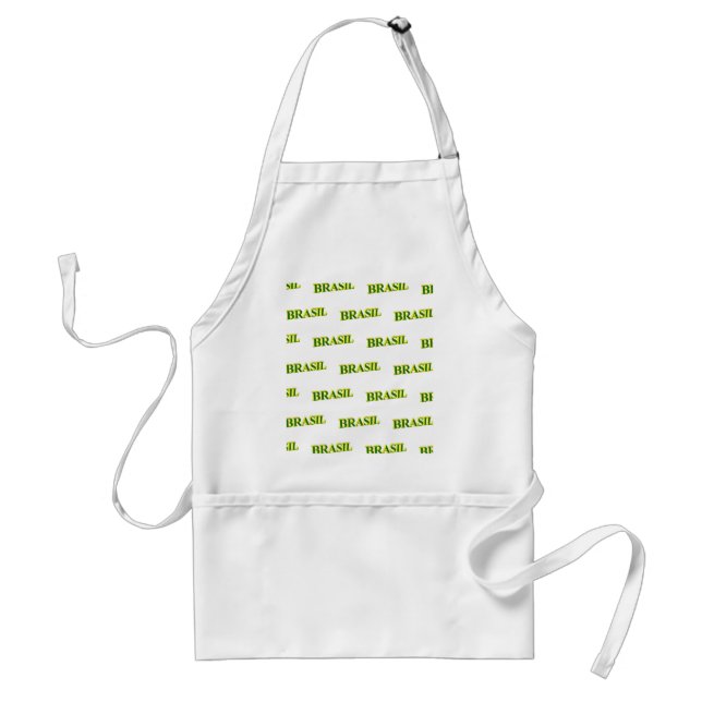 Brasil 3D Adult Apron (Front)