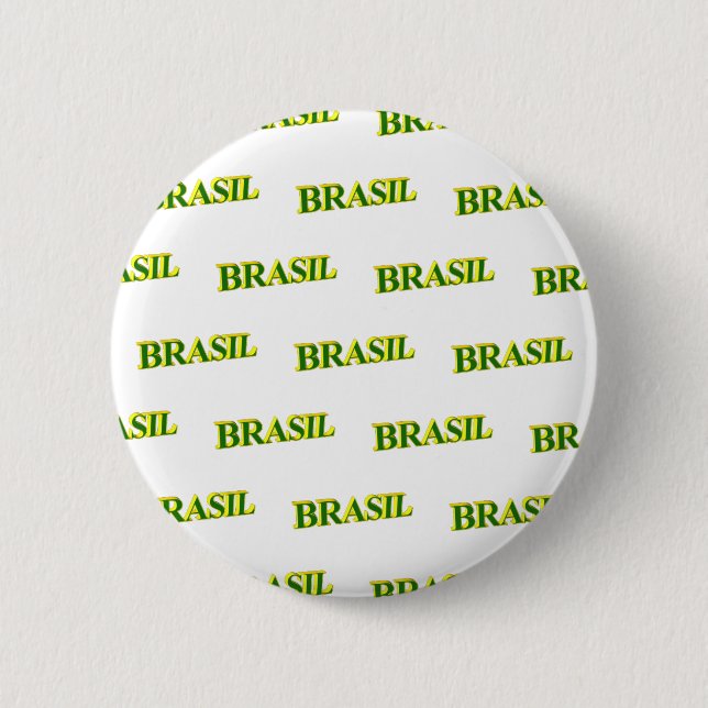Brasil 3D Button (Front)