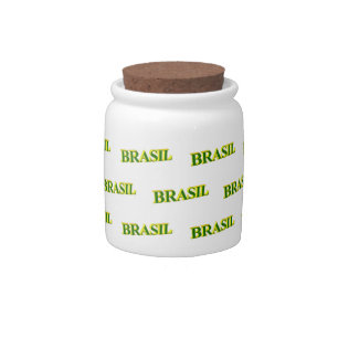 Brasil 3D Candy Jar