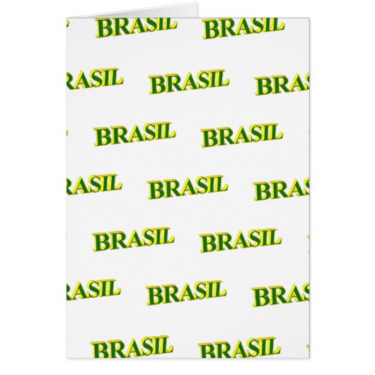 Brasil 3D Cards (Front)