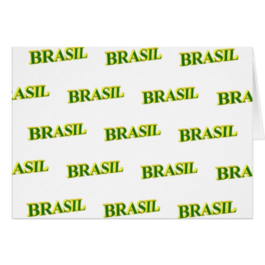 Brasil 3D Cards (Front Horizontal)