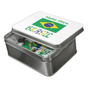 Brasil Bandera Brasil Personalized Name Jigsaw Puzzle