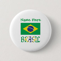 Brasil Bandera do Brasil Green Personalized 