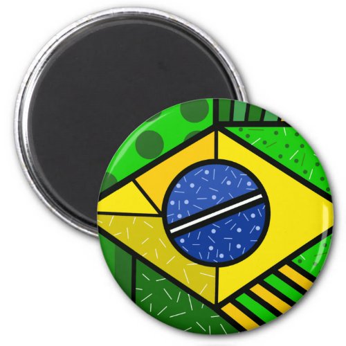 Brasil Brazil brazilian flag Magnet