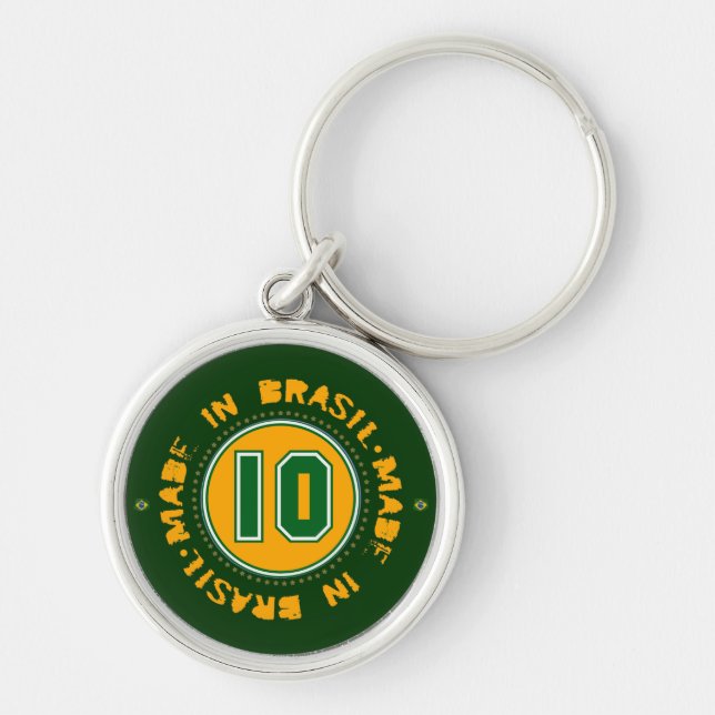 Brasil Brazil Keychain (Front)