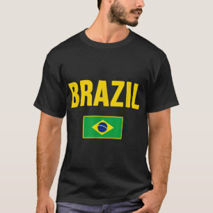 Brasil Brazilian Flag Brazil Souvenir Camiseta T-Shirt