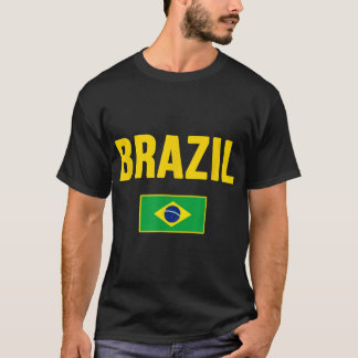 Brasil Brazilian Flag Brazil Souvenir Camiseta T-Shirt
