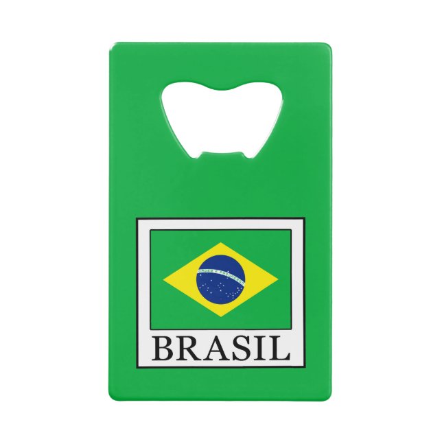Brasil Credit Card Bottle Opener (Front)