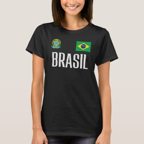 Brasil Flag Brazil Football Soccer Fan Men Women K T_Shirt