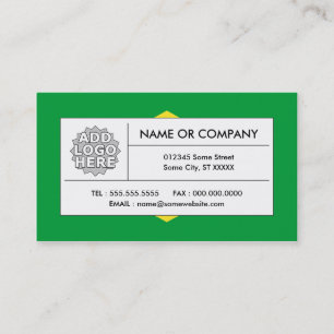 brasil flag business card