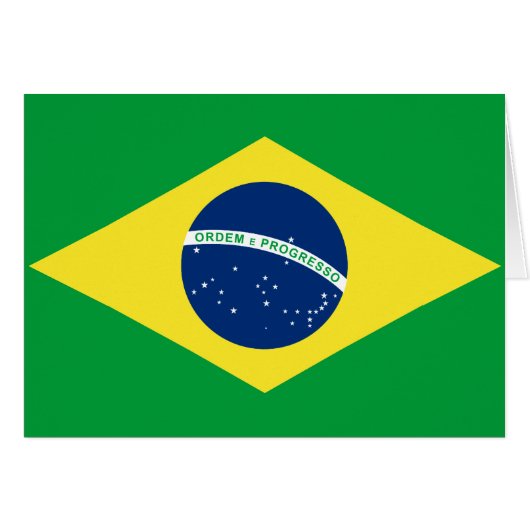 brasil flag cards (Front Horizontal)