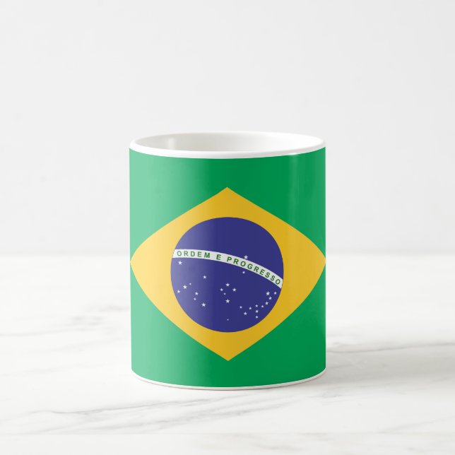 Brasil flag coffee mug (Center)