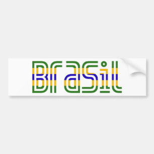Brasil Flag Colors! Bumper Sticker