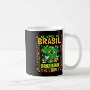 Brasil Flag Outfit Idea For Kids Brazil &amp; Braz Coffee Mug