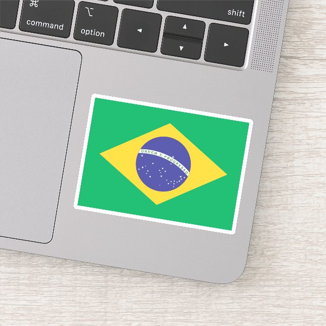 Brasil flag sticker (Detail)
