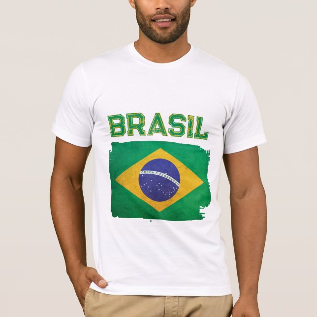 Brasil flag T-Shirt (Front)