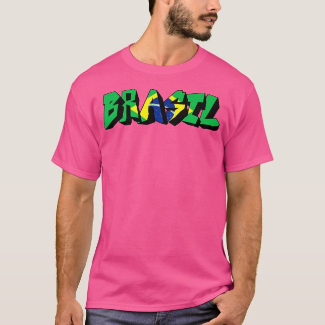 Brasil Graffiti Hip Hop Brazil T-Shirt (Front)