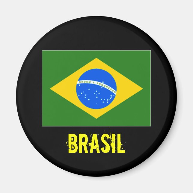 Brasil magnet(black) magnet (Front)
