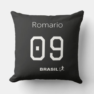 Brasil Seleção Legend Decor Fan Home Accent Throw Pillow