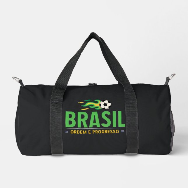 Brasil Soccer Football  Duffle Bag (Front)