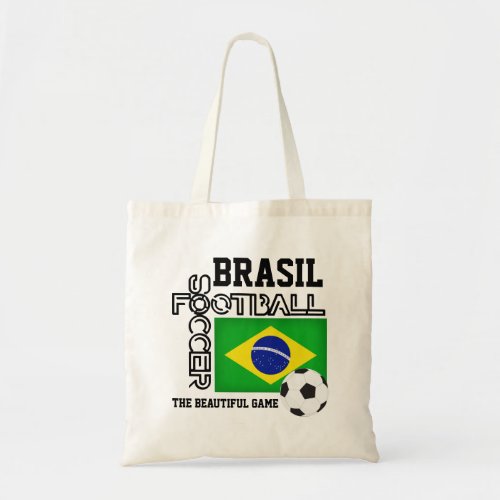 BRASIL Soccer Football Tote Bag