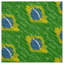 Brasil Text Flag