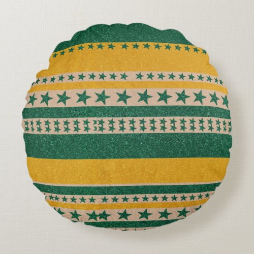 Brasil World Cup 2026 Round Pillow