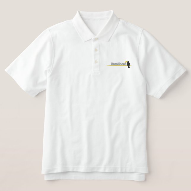 Brasilicano Logo Polo Shirt (Design Front)