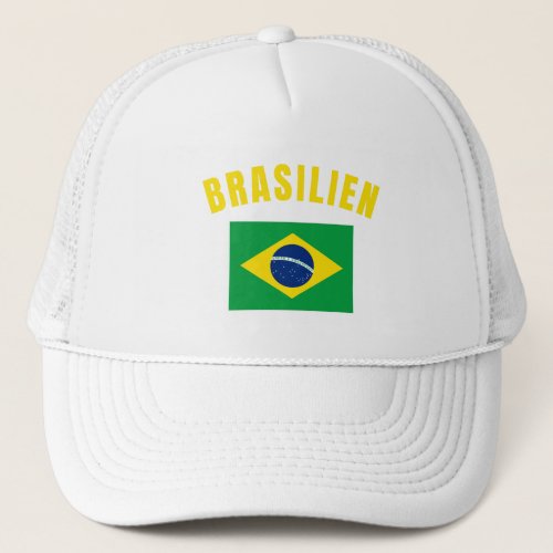 Brasilien Flag Soccer Football Team T_Shirt Trucker Hat