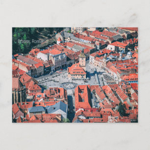 Brasov, Romania cityscape, Postcard
