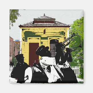 Brass Band at Shotgun House Magnet