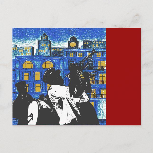 Brass Band, New Orleans Postcard (Front)