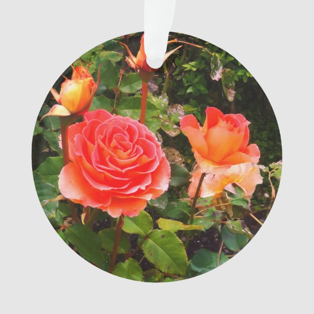 Brass Band Rose #1 Ornament (Front)