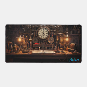 Brass & Bronze Steampunk Tech XL Desk Mat