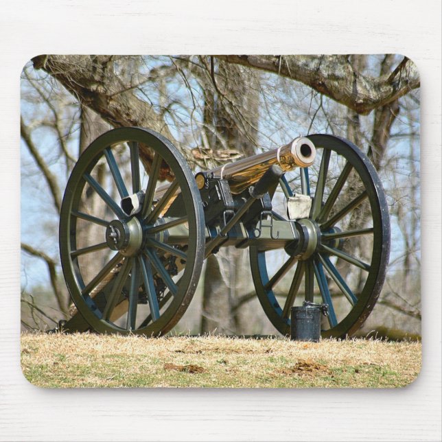 Brass Cannon Mouse Pad (Front)