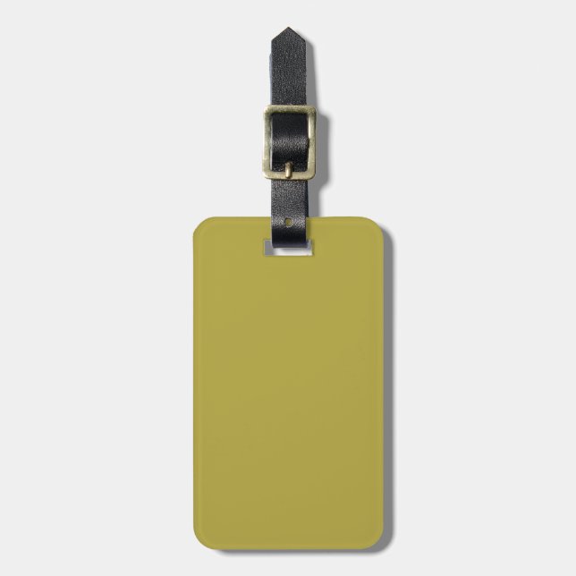 Brass Classic Colored Luggage Tag (Front Vertical)