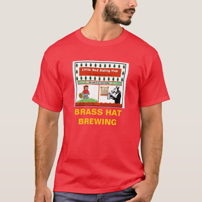 Brass Hat Brewing Tee #6 (Front)