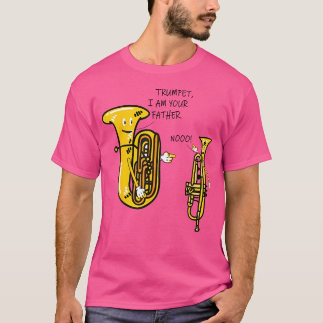 Brass Horn Marching Band - Euphonium - Funny Brass T-Shirt (Front)