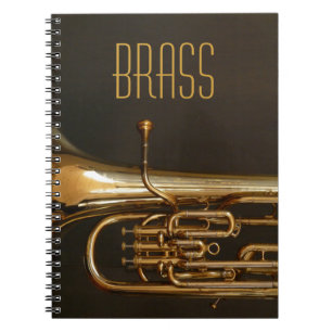 Brass Horn Notebook