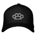 Brass Knuckles Embroidered Baseball Hat at Zazzle
