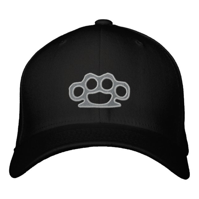Brass Knuckles Embroidered Baseball Hat (Front)
