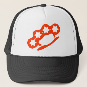 brass knuckles trucker hat