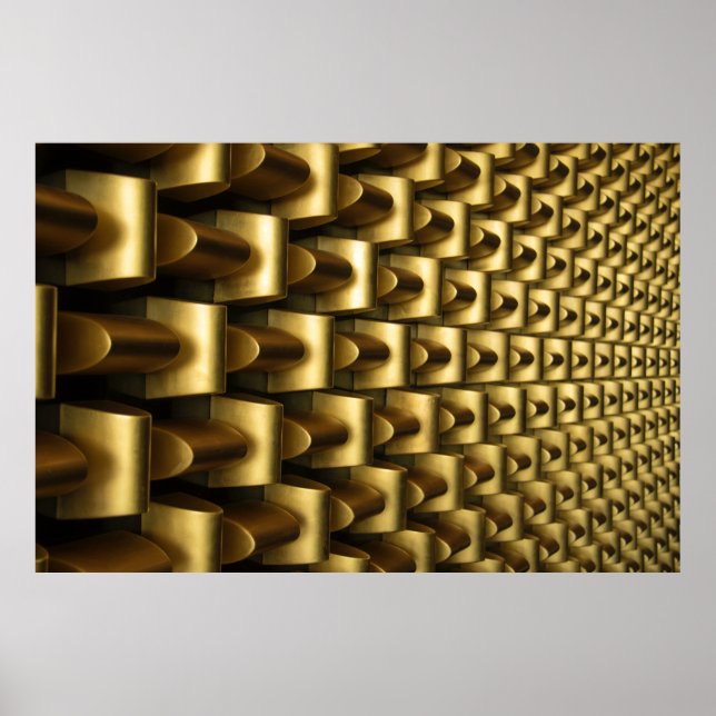 Brass metal frame poster (Front)
