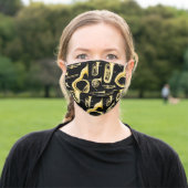 Brass Music Instruments Band Teacher Adult Cloth Face Mask (Outside)