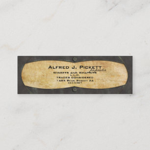 Brass Plate Frame Mini Business Card