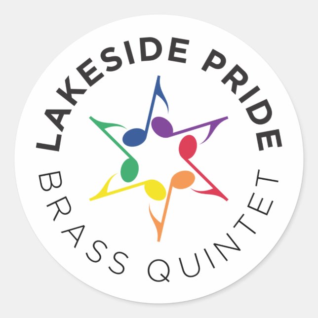 Brass Quintet Sticker (Front)