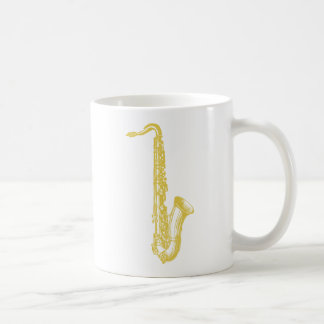 Brass Sax Coffee Mug