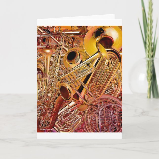 Brass Wall Card (Front)