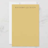 Brass Yellow Minimalist Plain Modern Aesthetic (Front)